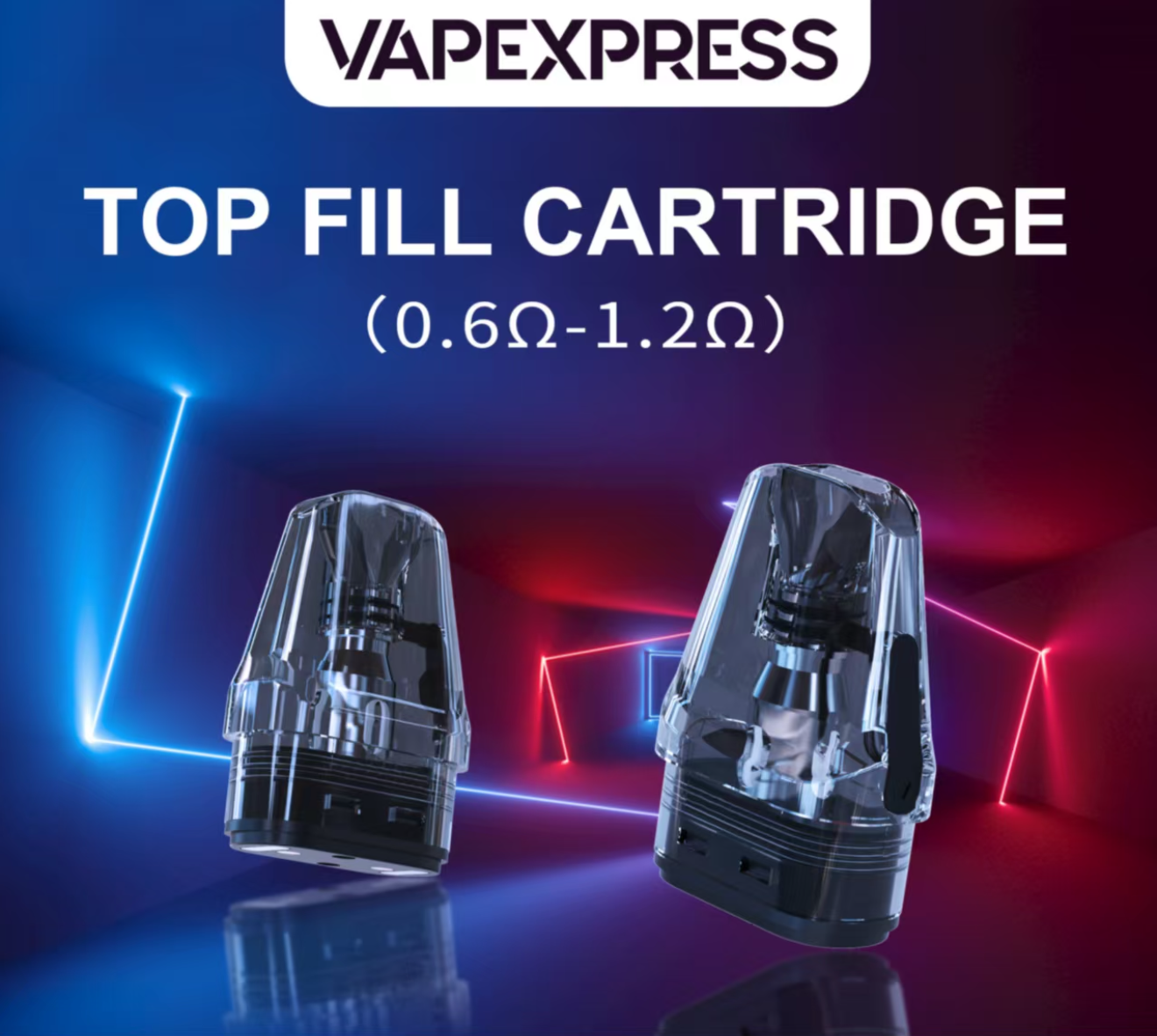 VAPEXPRESS UNIVERSAL REPLACEMENT CARTRIDGE 3CT 0.6 ohm (BOX OF 10) (LAUNCH NOVEMBER 27TH)