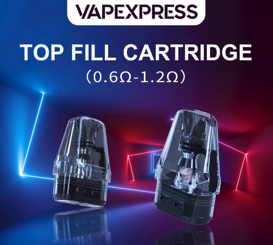 VAPEXPRESS UNIVERSAL REPLACEMENT CARTRIDGE 3CT 0.6 ohm (BOX OF 10) (LAUNCH NOVEMBER 27TH)