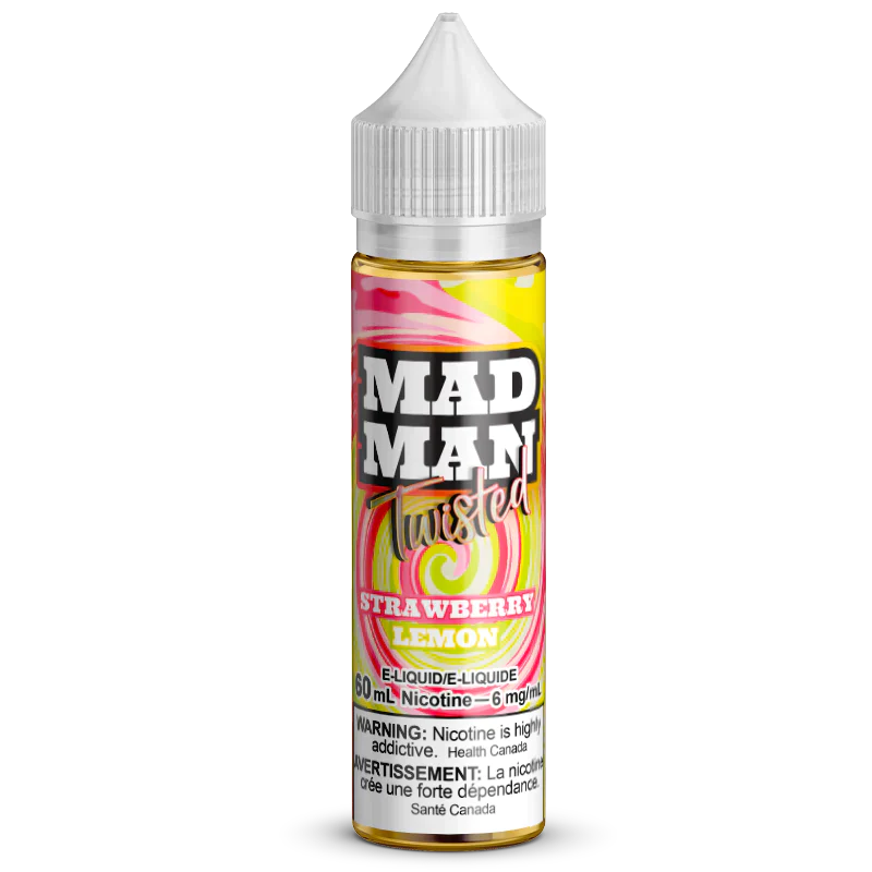 MADMAN - TWISTED CRAZY STRAWBERRY & LEMON ICE 100ML